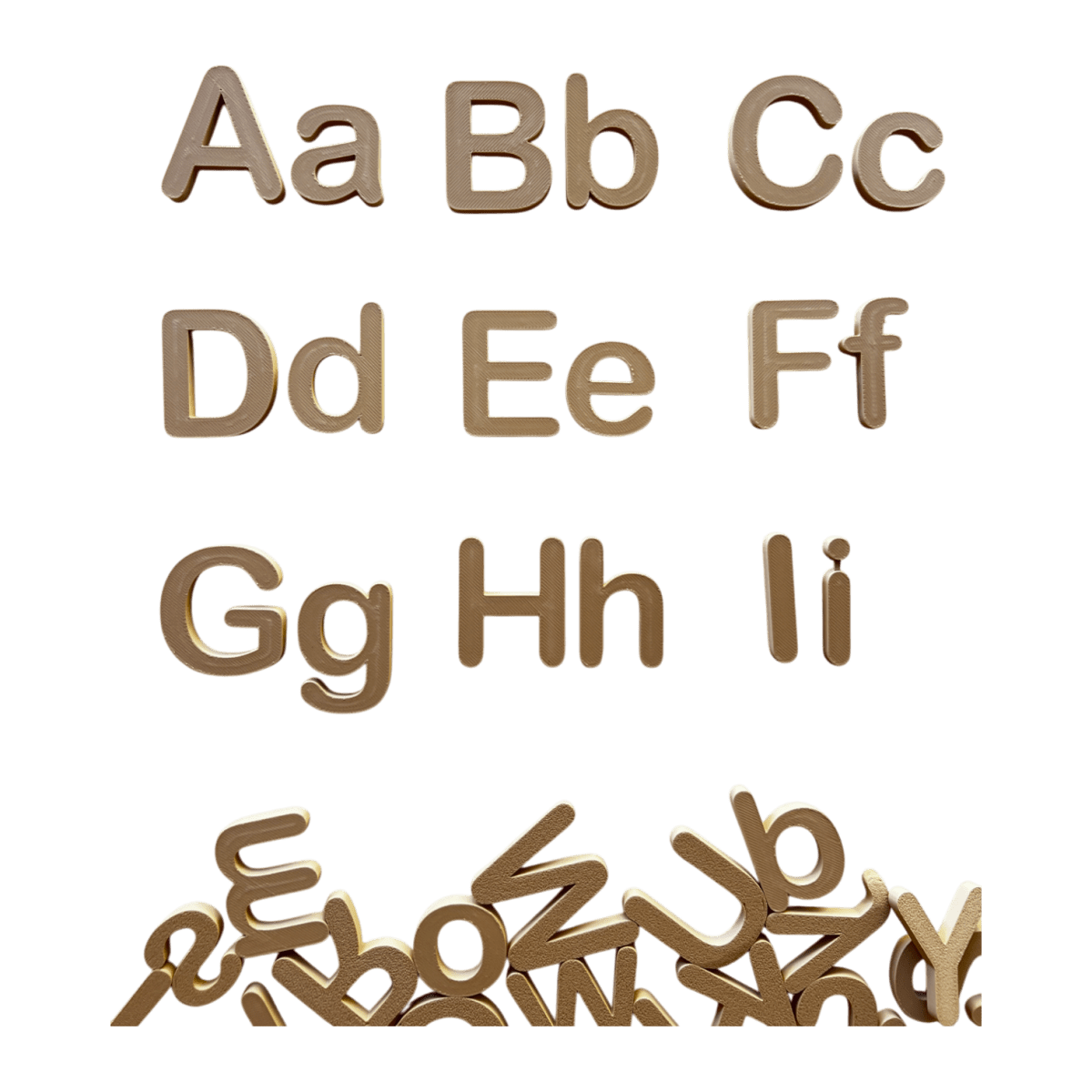 NEW - Alphabet LooseParts - CJECOPLAY Inc.